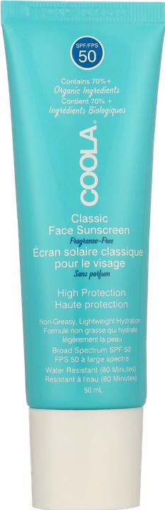 Produktbild Coola Suncare Classic Lotion Fragrance Free (Sonnencreme Gesicht, SPF 50, 50 ml, 50 g)