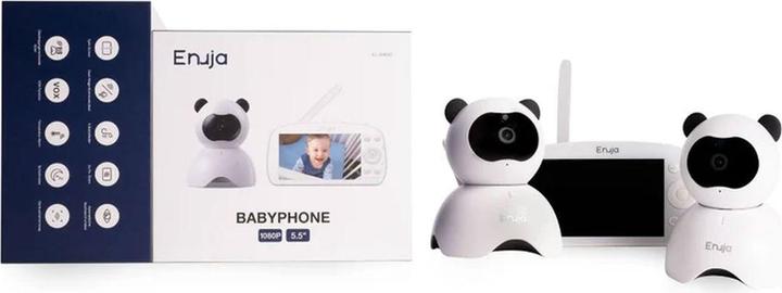Produktbild Enuja Babyphone mit Zusatzkamera Set (Babyphone mit Kamera, 300 m)