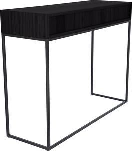 Jan Kurtz Konsoltisch DINA, Gestell: Stahlrohr schwarz (100 x 34 x 78 cm)