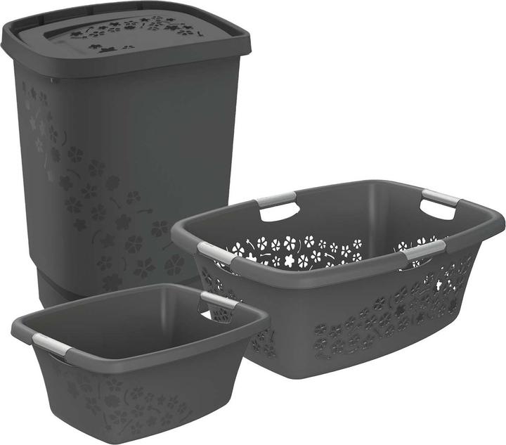 Image du produit Rotho Set de 3 linges Flowers