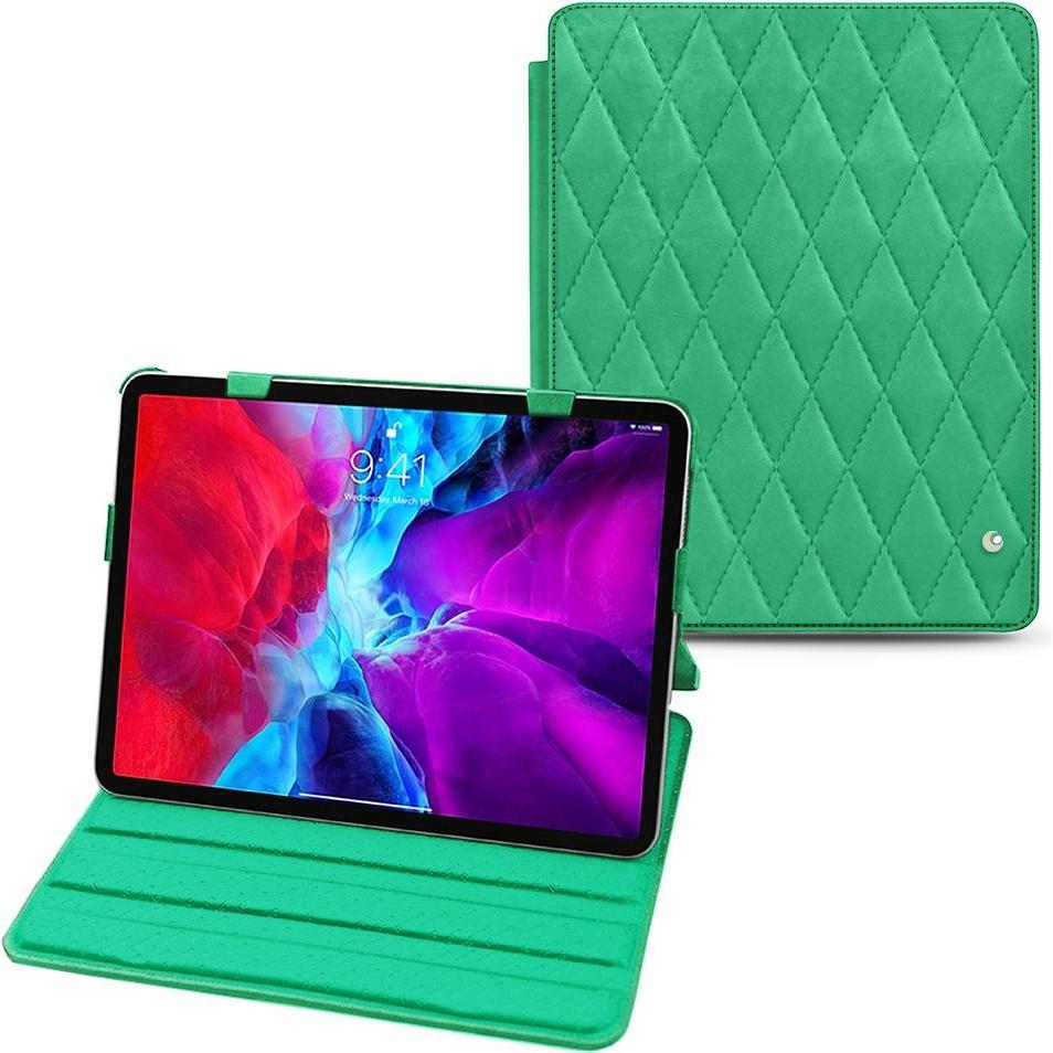 Noreve Lederschutzhülle horizontal (iPad Pro 12.9 2020 (4. Gen)), Tablet Hülle, Grün