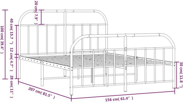 Image du produit vidaXL Bettgestell (150 x 200 cm)