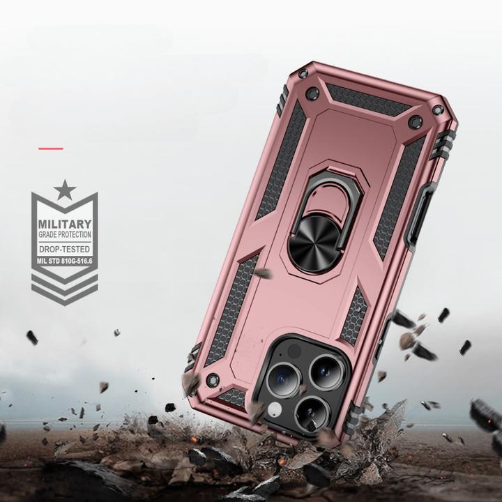 Actual product image Cover-Discount iPhone 16 Pro - Robust back cover with kickstand (Apple iPhone 16 Pro)