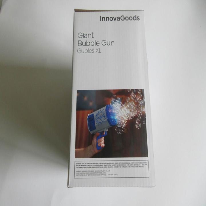 Actual product image InnovaGoods Giant bubble gun with LED Gubles XL
