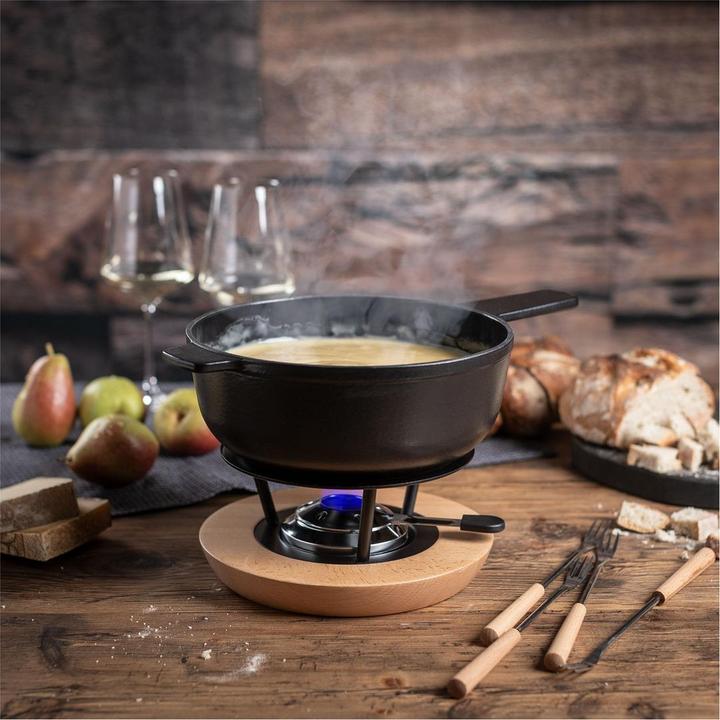 Image du produit Kuhn Rikon Caquelon induction fonte noir matt avec poignée d'assistance Ø 24 cm (3.20 l)