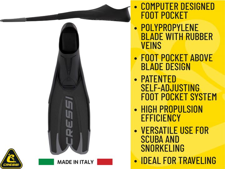 Actual product image Cressi Agua Pro Fins (44 - 45)