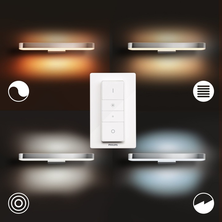 Produktbild Philips Hue myBathroom Adore Basis BT (3000 lm)