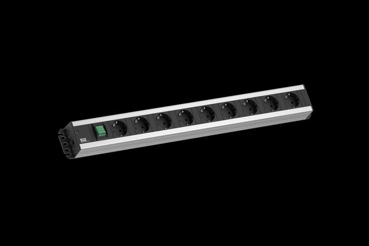Actual product image Bachmann HANDWERKER power strip, 9-way, with switch (9 x, CEE 7/3, 2 m)