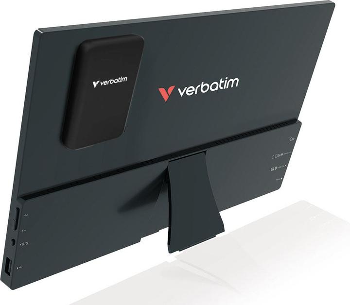 Produktbild Verbatim Portable 14" FHD Touch Monitor LIGHT incl. Power Bank 5000mAh (1920 x 1080 Pixel, 14")