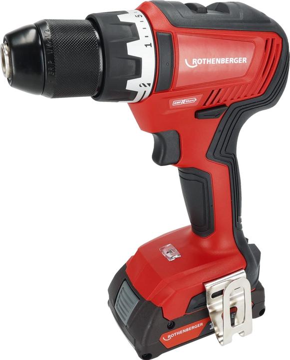 Produktbild Rothenberger RO DD55 Akku-Bohrschrauber, EU AMP