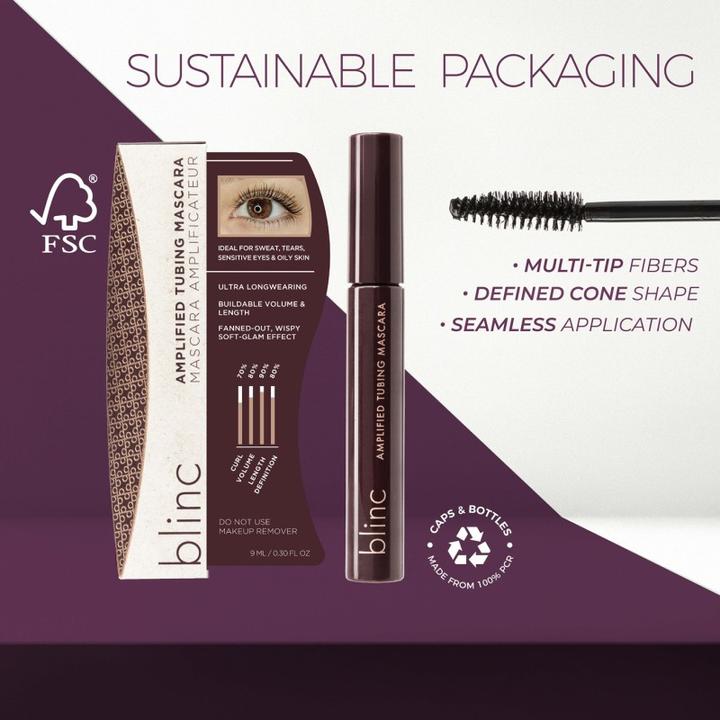 Immagine prodotto Blinc Amplified Tubing Mascara Black (9ml) (Nero)