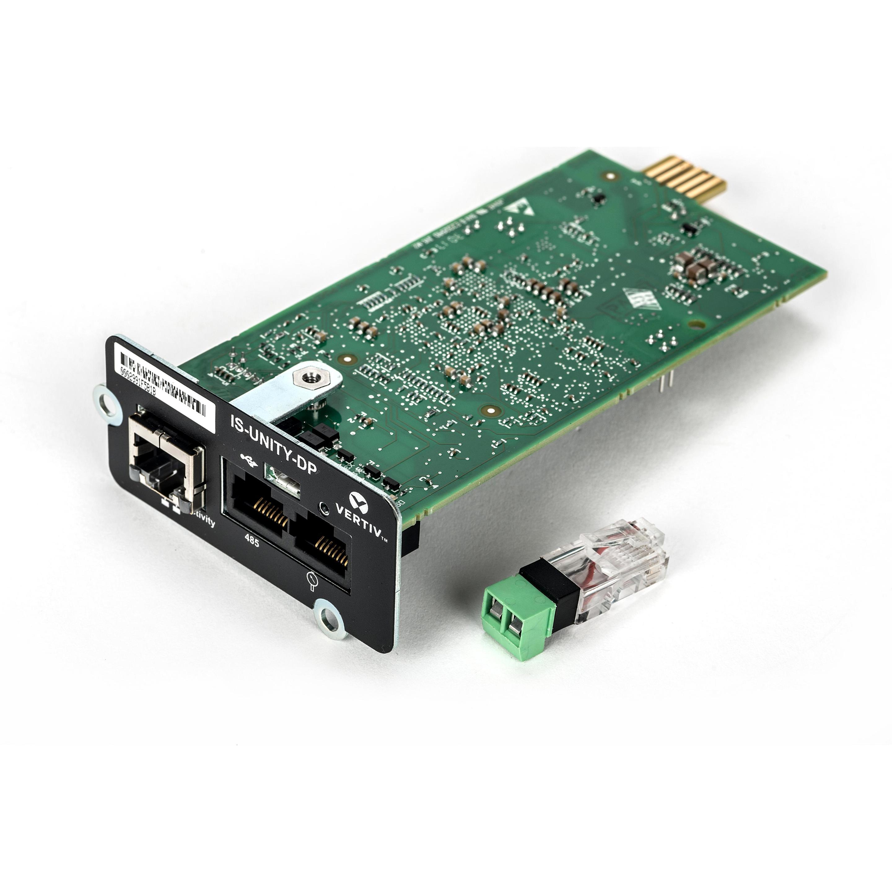 Vertiv Aps Intellislot Comm. Carta (Ethernet), Scheda di rete, Nero, Verde