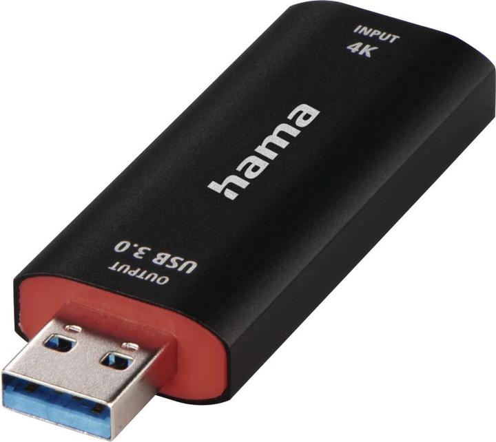 Actual product image Hama Video recording stick, USB plug - HDMI™ socket, 4K (Mac, PC)