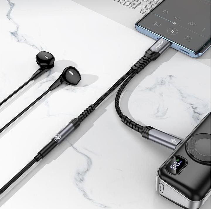 Actual product image Onit Digital-Audio-Adapter Premium USB-C auf 3.5 mm (USB-C, 3.5mm jack)
