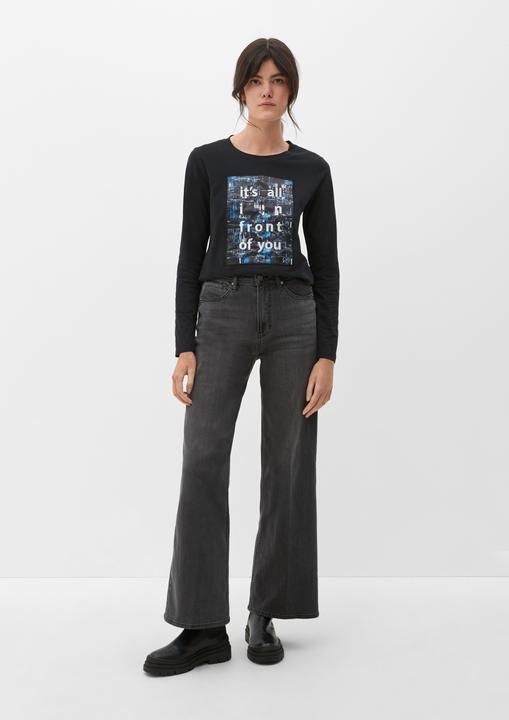 Produktbild s.Oliver T-Shirt Longsleeve mit Artwork (36)