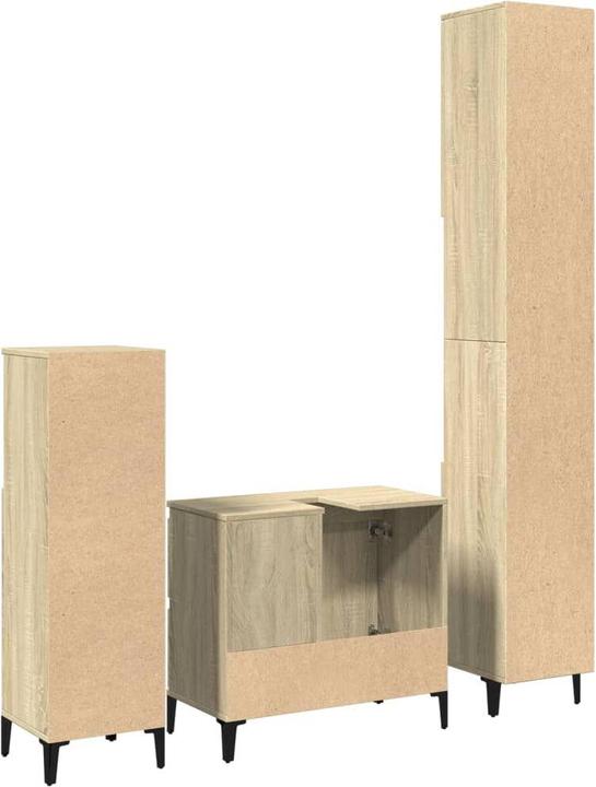 Actual product image vidaXL 3-tlg. Badmöbel-Set