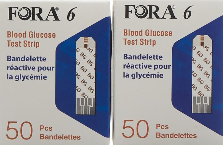 Image du produit Fora 6 Blutzuckerteststreifen (Bandelette réactive)