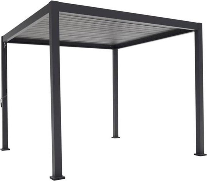 Image du produit Creative Living Pergola en aluminium/acier, noire, 300 x 300 x 240 cm (300 cm, 300 cm)