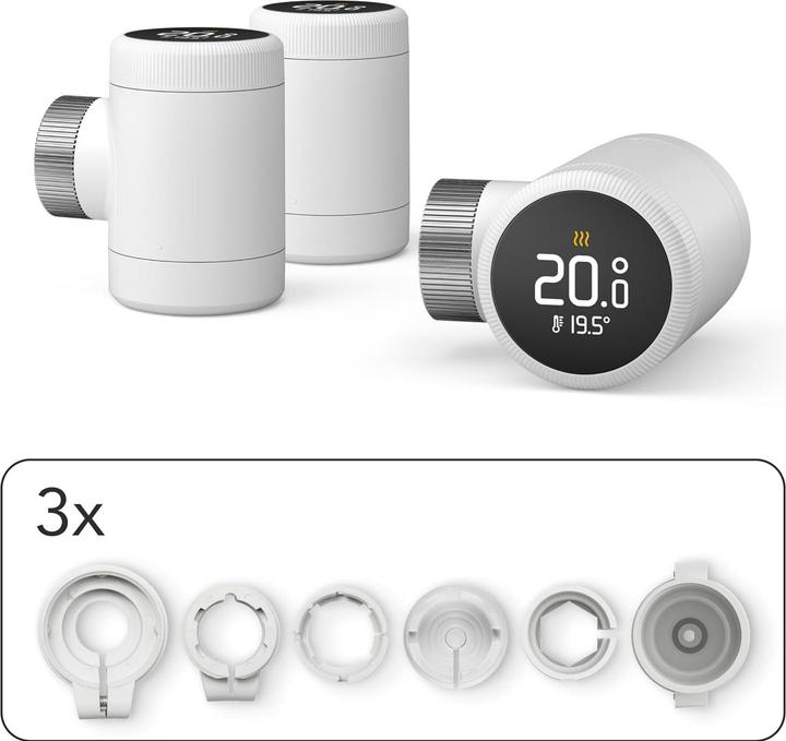 Produktbild tado° Smartes Heizkörperthermostat X Trio Pack mit App-Steuerung