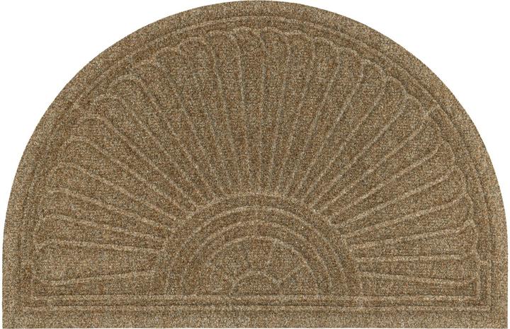 Kleen-Tex Paillasson wash+dry DUNE Halfmoon taupe (55 x 85 cm)