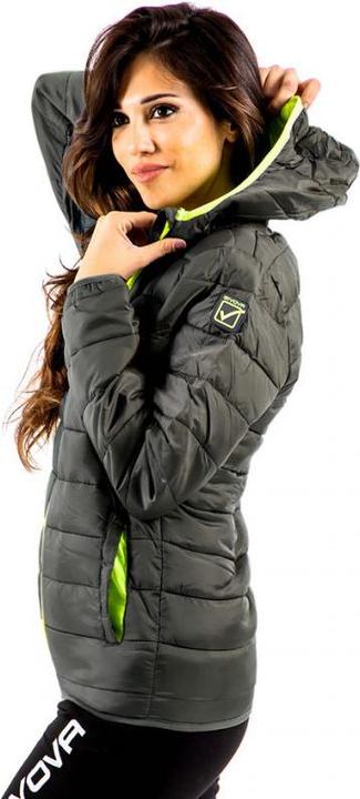 Actual product image No Name Givova Olanda jacket grey-lime fluo G013 2319