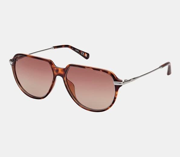 Guess Polarisierte Herren-Sonnenbrille Tortoiseshell