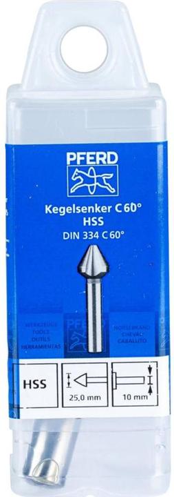 Actual product image Pferd Countersink HSS DIN 334 C60° 25 mm (25 millimetres)