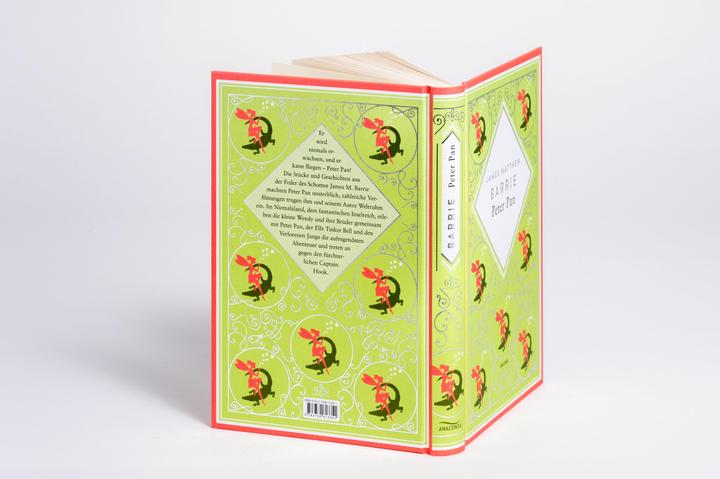 Actual product image J.M. Barrie, Peter Pan. Schmuckausgabe mit Silberprägung (German, J.M. Barrie, Kim Landgraf, 2024)