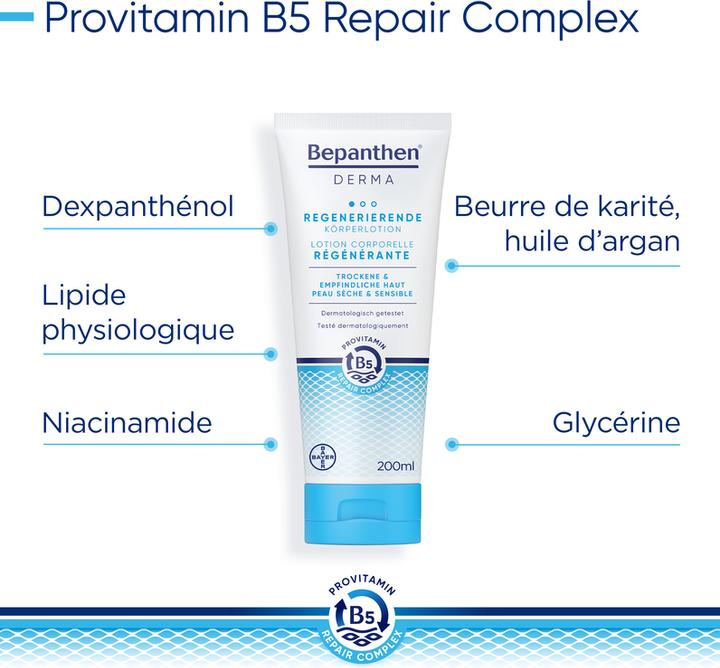 Actual product image Bepanthen Derma Regenerating Body Lotion (Body cream, 200 ml)