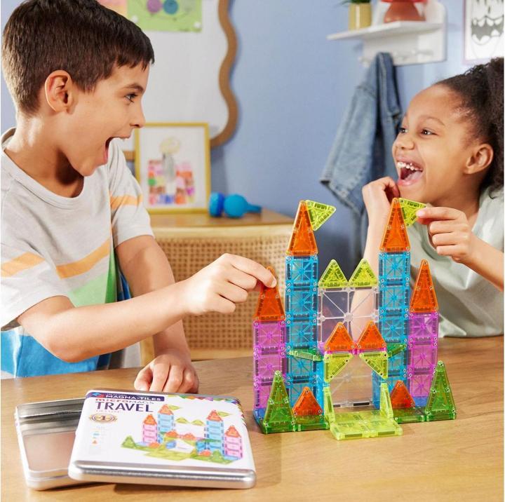 Actual product image Magna-Tiles MicroMagsTravel Deluxe