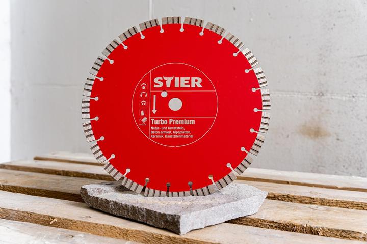 Immagine prodotto Stier Disco diamantato Turbo Premium Ø350 mm foro 20 / 25,4 mm