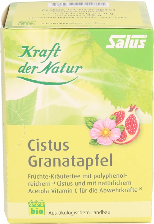 Actual product image Salus Cistus Granatapfel Tee Bio (63 g)