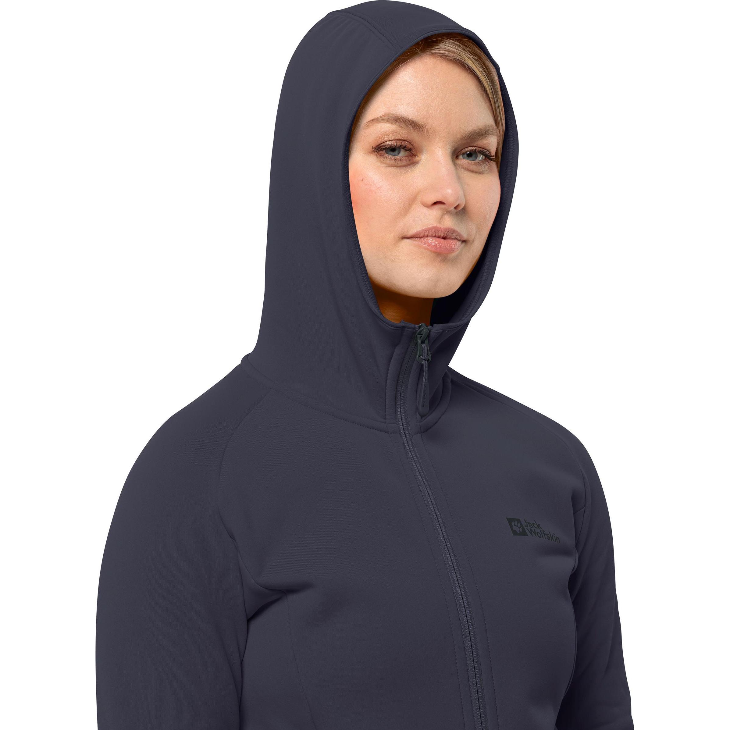 Thumbnail - Jack Wolfskin, Damen, Jacke, Baiselberg Hooded Fz W (S), Grau, S