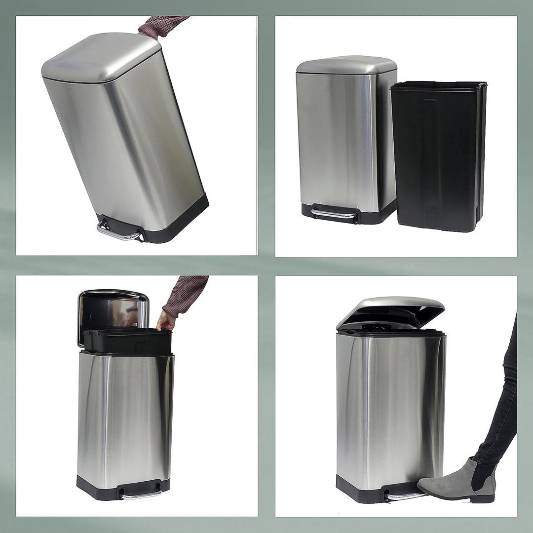 Thumbnail - Kela Kosmetikeimer Davino 6 L, Abfalleimer, Schwarz