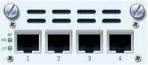Sophos 4 ports GbE cuivre, 2 groupes de dérivation Module de port FleXi (pour XG 2xx/3xx/4xx uniquement) (Accessoires réseau)