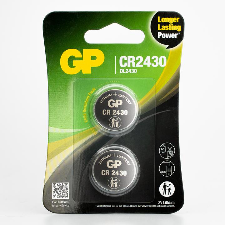 Produktbild GP Batteries CR 2430 Lithium (2 Stk., CR2430, 300 mAh)