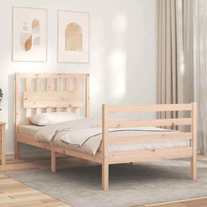 Actual product image vidaXL Bettgestell (90 x 200 cm)