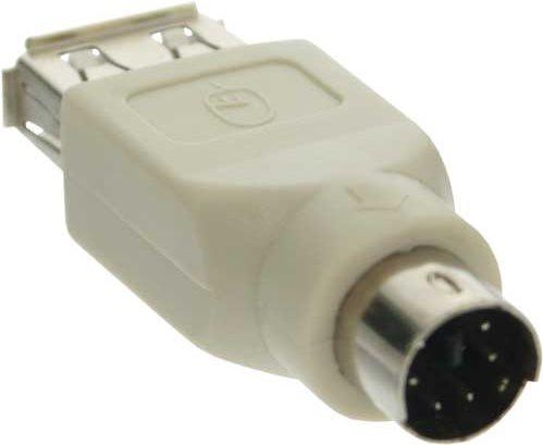 Produktbild Good Connections Value Konverter USB -> PS/2 Maus-Adapter, grün (0.03 m, PS/2)