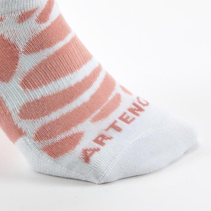 Produktbild Artengo Tennissocken RS160 Low 3er Pack orange/rosa Motive (35 - 38)