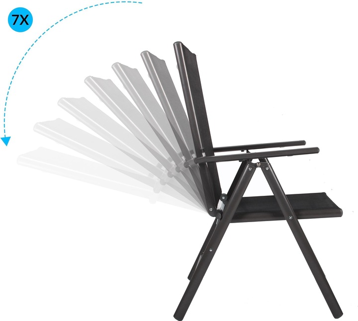 Actual product image VCM 2er Set Gartenstuhl Lehne Klappstuhl