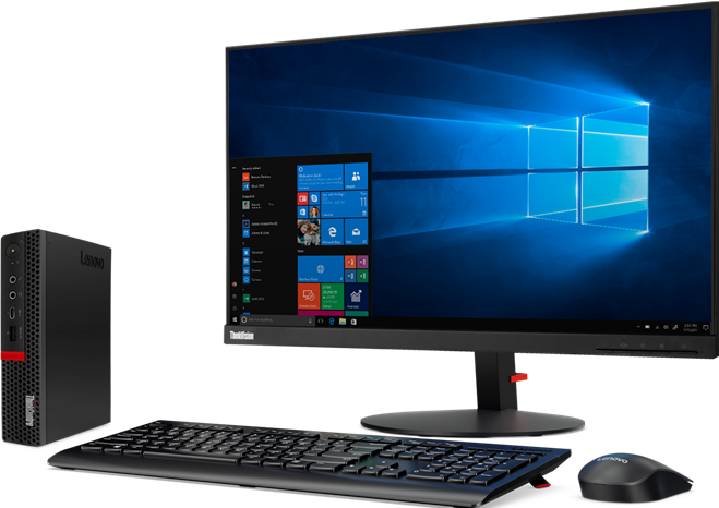 Actual product image Lenovo ThinkCentre M720 Tiny (Intel Core i5-9400T, 8 GB, 256 GB)