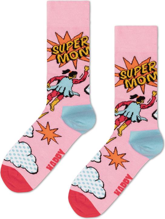 Immagine prodotto Happy Socks Flying Super Mom Sock (Confezione singola, 36 - 40)