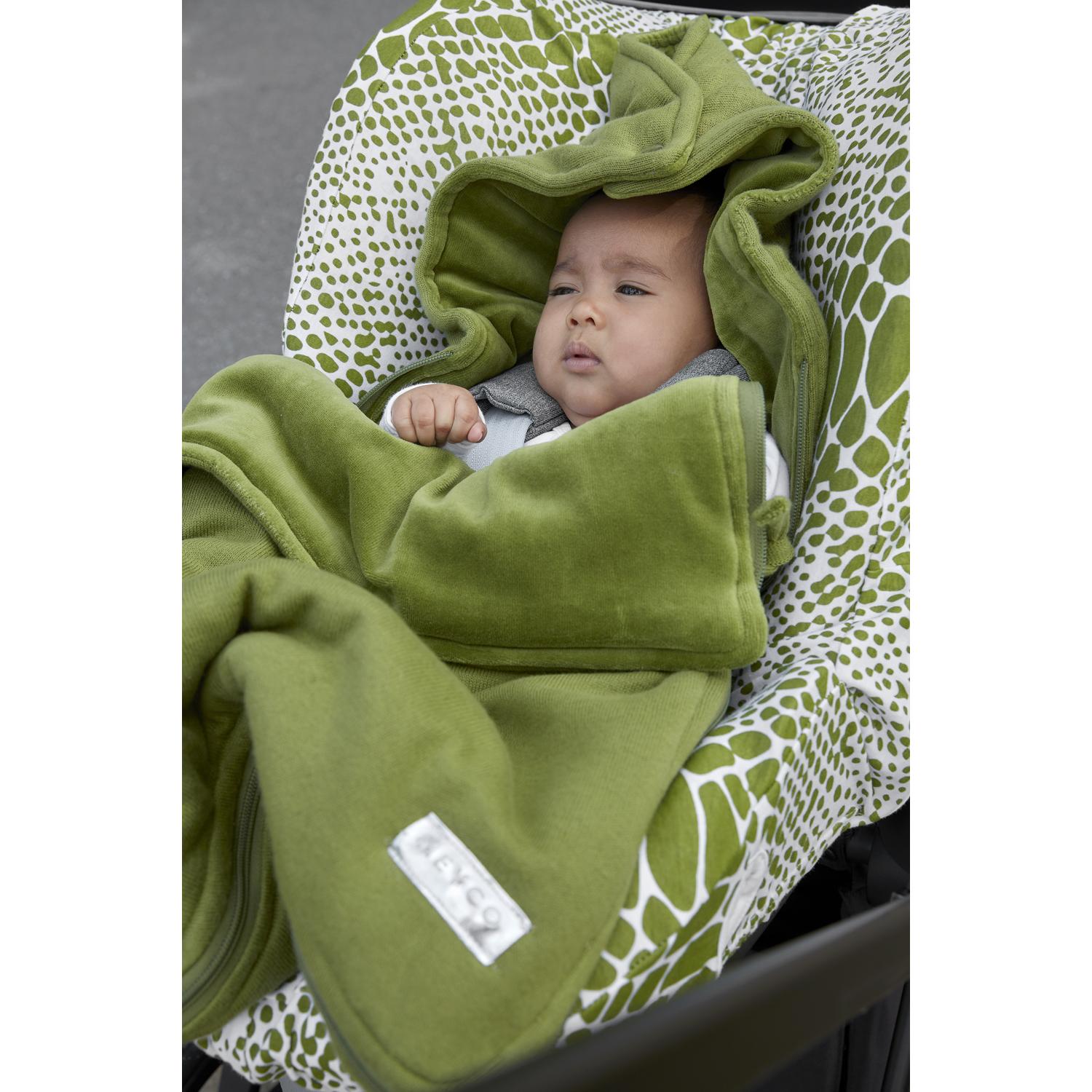 Thumbnail - Meyco, Kindersitz Zubehör, Kindersitzbezug groep 0 Snake avocado