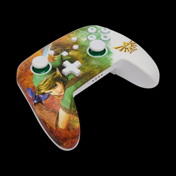 Actual product image PowerA Enhanced Wireless Switch Controller - Zelda Watercolor (Switch, Switch Lite, Switch OLED)