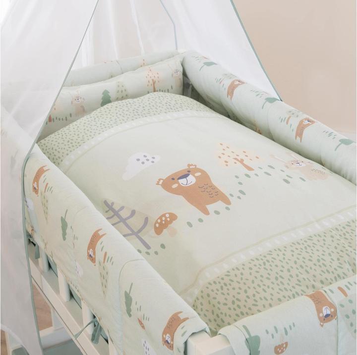 Produktbild Roba Wiegenset 2-teilig Woodland Buddies (35 x 40 cm, 80 x 80 cm)