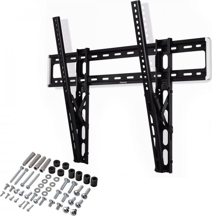 Actual product image Hama TV wall mount, tiltable, 254 cm (100") up to 75 kg (Wall, 75 kg, 46" - 100")