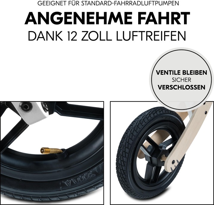 Image du produit Hauck Balance N Ride Zebra (12")