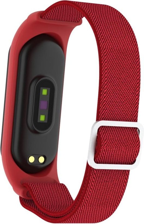Actual product image Cover-Discount Xiaomi Mi Band - nylon bracelet red (Nylon, Mi Volume 5, Mi Band 4, Mi Band 6, Mi Volume 3)
