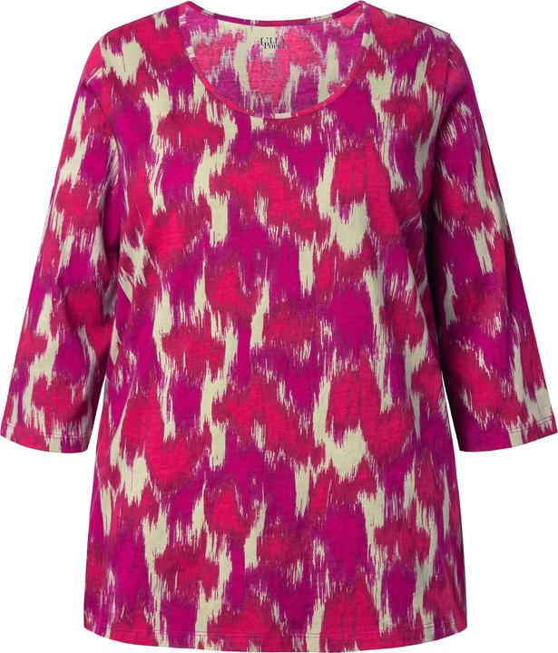 Immagine prodotto Ulla Popken T-Shirt, A-Linie, Rundhalsausschnitt, 3/4-Arm (54)