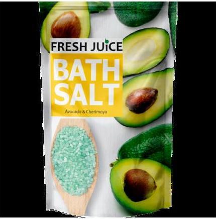 Fresh Avocado & Cherimoya Bath Salt Rich in Minerals 500g Juice (Badesalz)